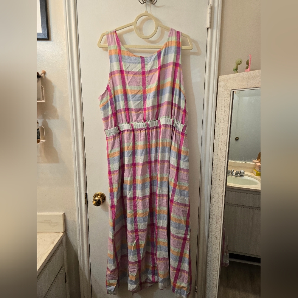 Nordstrom Plaid Plus Size Sundress
